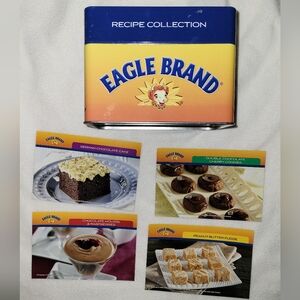 Eagle Brand Recipe Collection Tin with Recipe Cards, Dividers, Blank Cards